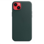 Apple 14 Plus Leather Case with MagSafe Forest Green