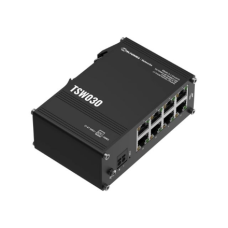 Teltonika Switch , TSW030 , Unmanaged , DIN rail mountable , 10/100 Mbps (RJ-45) ports quantity 8 , Power supply type 2-pin industrial DC power socket