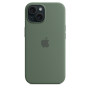 Apple , Silicone Case with MagSafe , Case with MagSafe , Apple , iPhone 15 , Silicone , Cypress