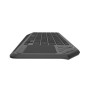 Natec Turbot 2 , Keyboard , Wireless , US , Bluetooth , Black/Gray