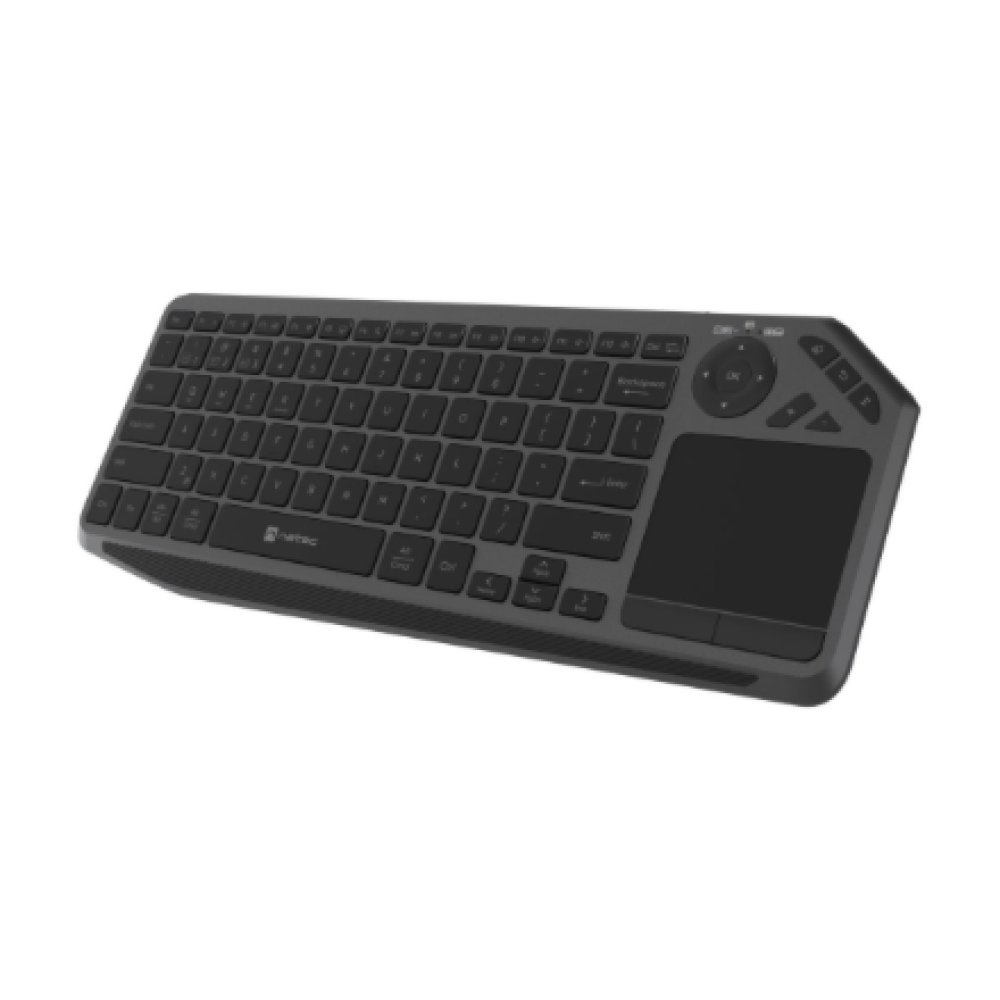 Natec Turbot 2 , Keyboard , Wireless , US , Bluetooth , Black/Gray