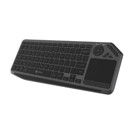 Natec Turbot 2 , Keyboard , Wireless , US , Bluetooth , Black/Gray