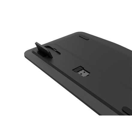 Natec Turbot 2 , Keyboard , Wireless , US , Bluetooth , Black/Gray