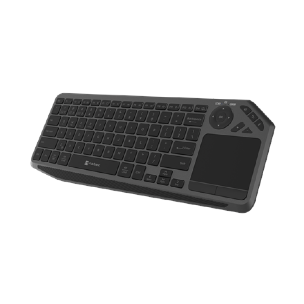 Natec Turbot 2 , Keyboard , Wireless , US , Bluetooth , Black/Gray