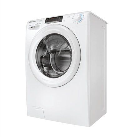 Candy , Washing machine , CO4 374TWM6/1-S , Energy efficiency class A , Front loading , Washing capacity 7 kg , 1300 RPM , Depth 45.4 cm , Width 60 cm , Display , 4-digit , Direct drive , Wi-Fi , White