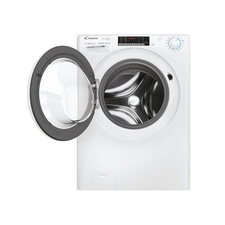 Candy , Washing machine , CO4 374TWM6/1-S , Energy efficiency class A , Front loading , Washing capacity 7 kg , 1300 RPM , Depth 45.4 cm , Width 60 cm , Display , 4-digit , Direct drive , Wi-Fi , White