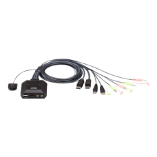 Aten , USB DisplayPort Cable with Remote Port Selector , CS22DP , 2-Port KVM Switch