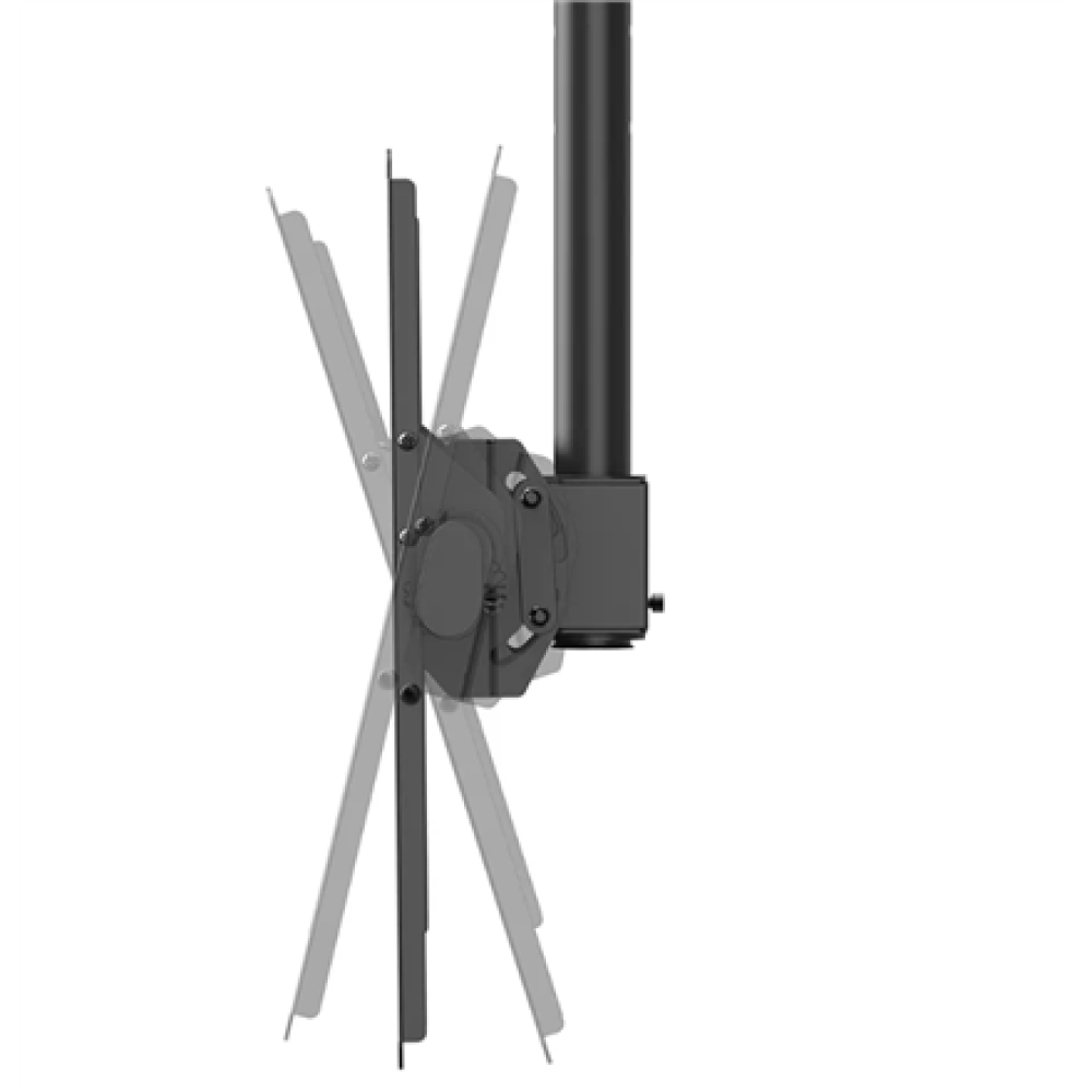 Neomounts CL35-440BL16XL Monitor/TV Mount Ceiling , Adjustable Height, Rotate, Tilt, Swivel , 37-70 , Maximum weight (capacity) 50 kg , Black