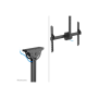 Neomounts CL35-440BL16XL Monitor/TV Mount Ceiling , Adjustable Height, Rotate, Tilt, Swivel , 37-70 , Maximum weight (capacity) 50 kg , Black