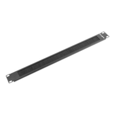 Lanberg AK-1101-B 19 brush panel 1U, black , Lanberg
