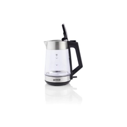 Gorenje , K17OGS , Kettle , Electric , 1.7 L , 2200 W , 360° rotational base , Stainless steel/Glass , Stainless steel
