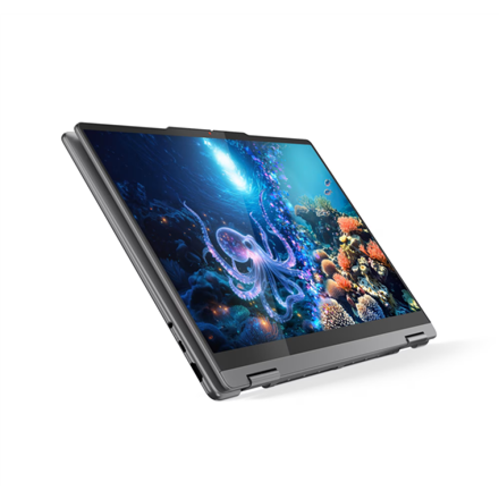 Lenovo- Yoga 7 2-in-1 14ILL10 Intel , Luna Grey , 14 , OLED , Touchscreen , WUXGA , 1920 x 1200 pixels , Intel Core Ultra 7 , 256V , 16 GB , Soldered LPDDR5X , Solid-state drive capacity 512 GB , Intel Arc Graphics 140V , Windows 11 Home , 802.11be , Blue