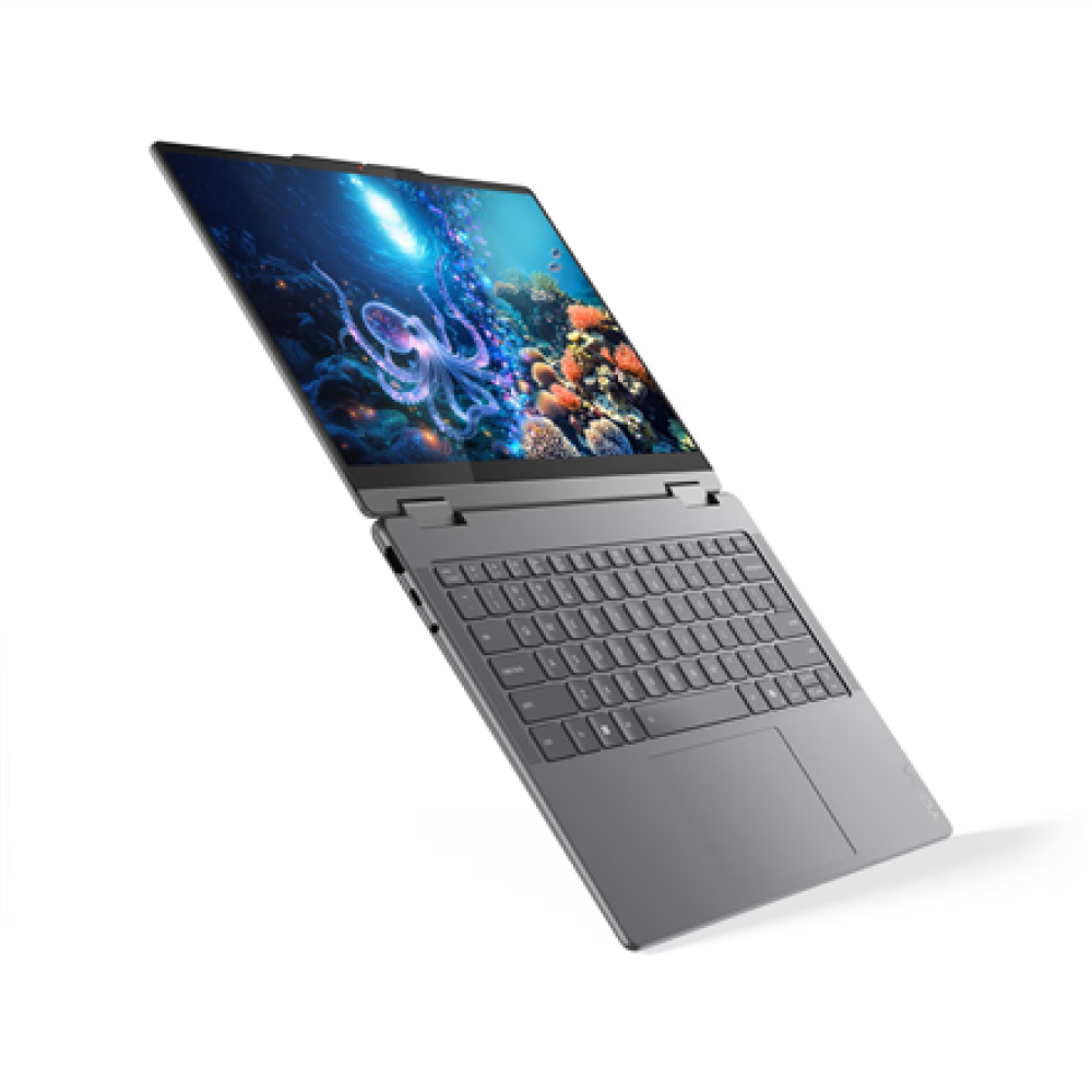 Lenovo- Yoga 7 2-in-1 14ILL10 Intel , Luna Grey , 14 , OLED , Touchscreen , WUXGA , 1920 x 1200 pixels , Intel Core Ultra 7 , 256V , 16 GB , Soldered LPDDR5X , Solid-state drive capacity 512 GB , Intel Arc Graphics 140V , Windows 11 Home , 802.11be , Blue