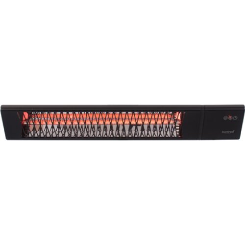 SUNRED , Heater , PRO25W-SMART, Triangle Dark Smart Wall , Infrared , 2500 W , Black , IP55
