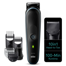 Braun , All-in-one trimmer , MGK5445 , Cordless , Number of length steps 13 , Black/Blue
