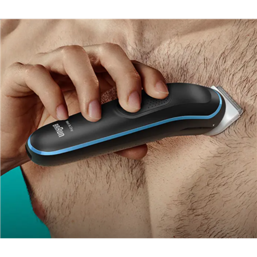 Braun , All-in-one trimmer , MGK5445 , Cordless , Number of length steps 13 , Black/Blue