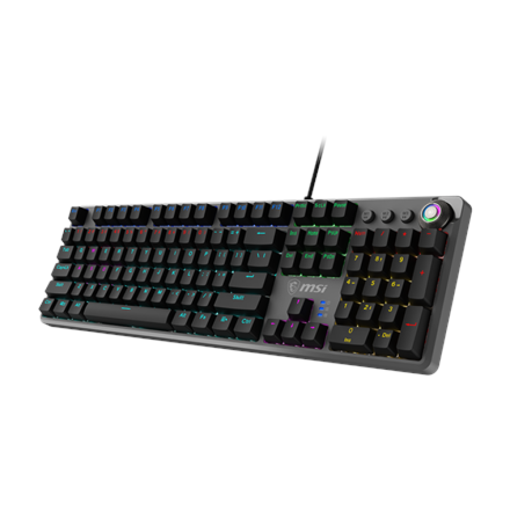 MSI FORGE GK310 , Gaming keyboard , Wired , US , Red Switches