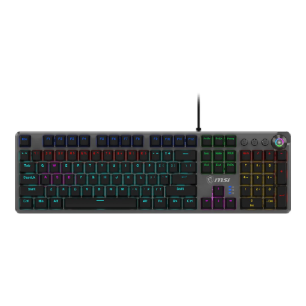 MSI FORGE GK310 , Gaming keyboard , Wired , US , Red Switches