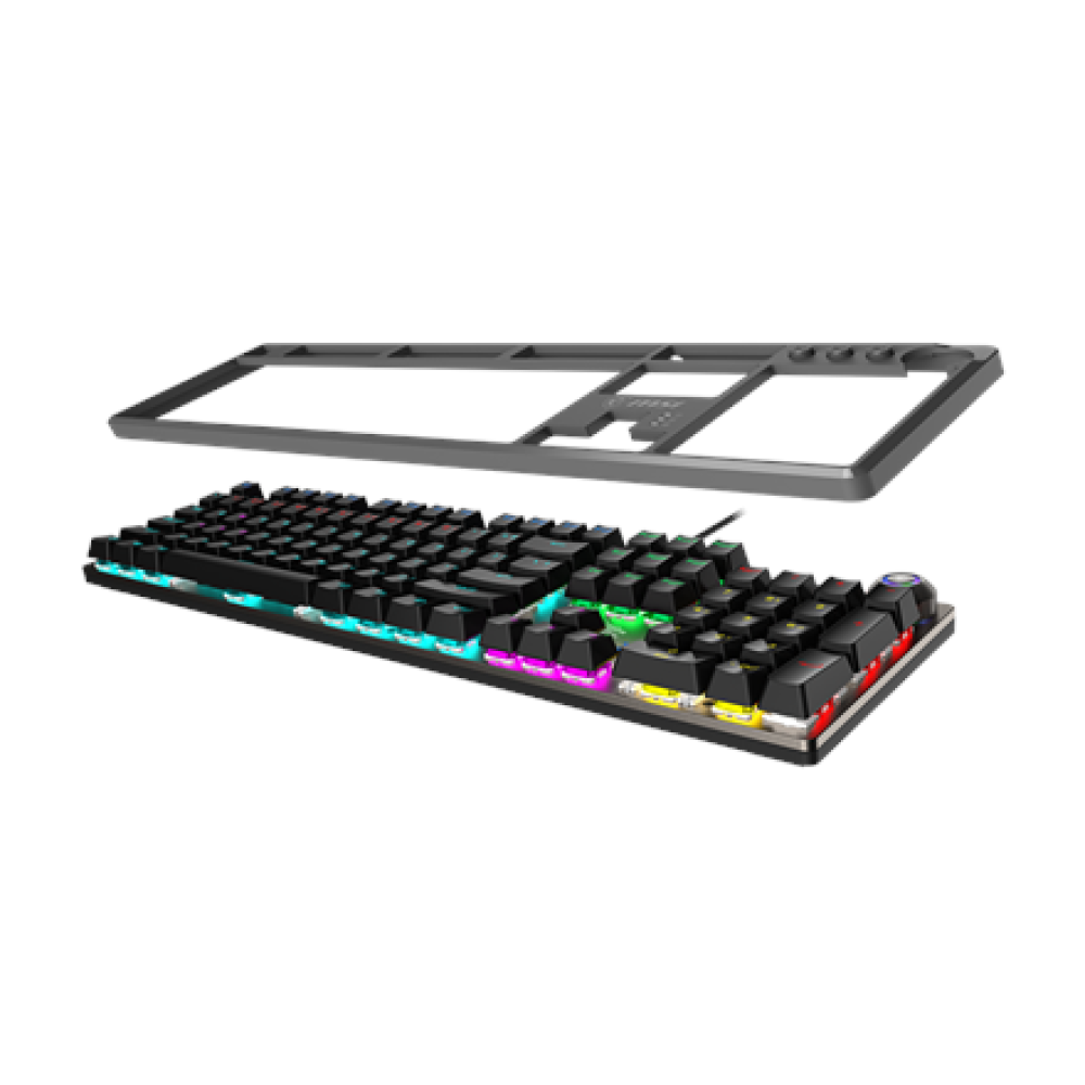 MSI FORGE GK310 , Gaming keyboard , Wired , US , Red Switches