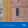 TP-LINK 2K Battery Video Doorbell , Tapo D205 , 3 MP , 2.4mm/F2.2 , IP54 , H.264 , Micro SD, Max. 512
