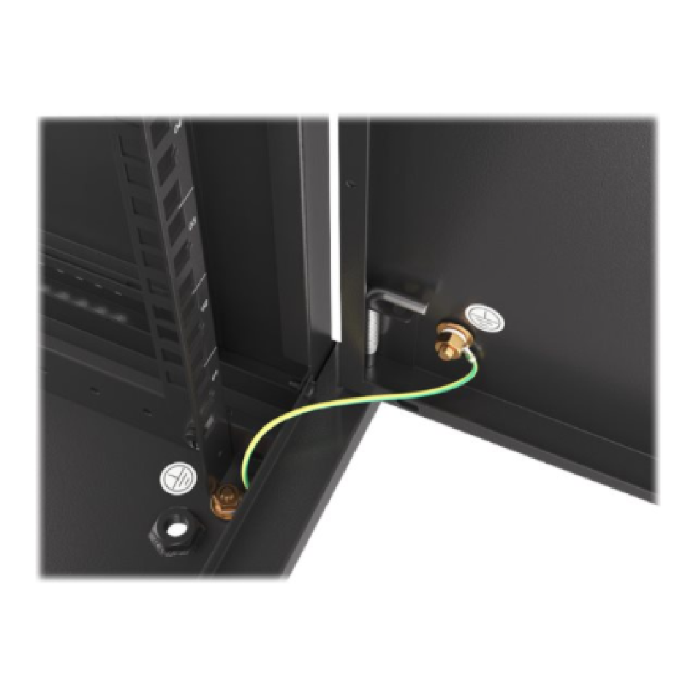 Lanberg , Rack cabinet 19 wall-mount 12U/600x600 for self-assembly with metal door (flat pack) , WF01-6612-00B , Black