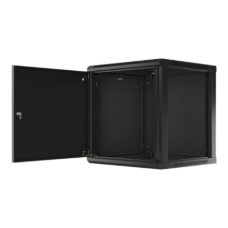 Lanberg , Rack cabinet 19 wall-mount 12U/600x600 for self-assembly with metal door (flat pack) , WF01-6612-00B , Black