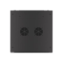 Lanberg , Rack cabinet 19 wall-mount 12U/600x600 for self-assembly with metal door (flat pack) , WF01-6612-00B , Black