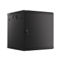 Lanberg , Rack cabinet 19 wall-mount 12U/600x600 for self-assembly with metal door (flat pack) , WF01-6612-00B , Black