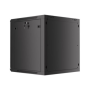 Lanberg , Rack cabinet 19 wall-mount 12U/600x600 for self-assembly with metal door (flat pack) , WF01-6612-00B , Black