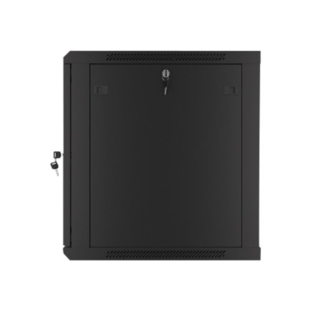 Lanberg , Rack cabinet 19 wall-mount 12U/600x600 for self-assembly with metal door (flat pack) , WF01-6612-00B , Black