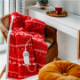 Camry , Electric Heating Throw-Blanket with Timer , CR 7441 , Number of heating levels 10 , Number of persons 1 , Remote control , 120 W , Red/White