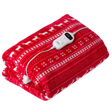 Camry , Electric Heating Throw-Blanket with Timer , CR 7441 , Number of heating levels 10 , Number of persons 1 , Remote control , 120 W , Red/White