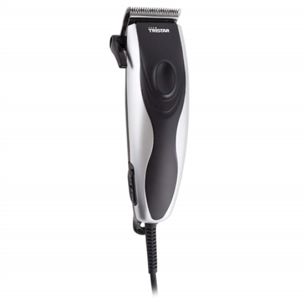 Tristar , Hair trimmer , Step precise 3 - 12 mm , Black/ stainless steel