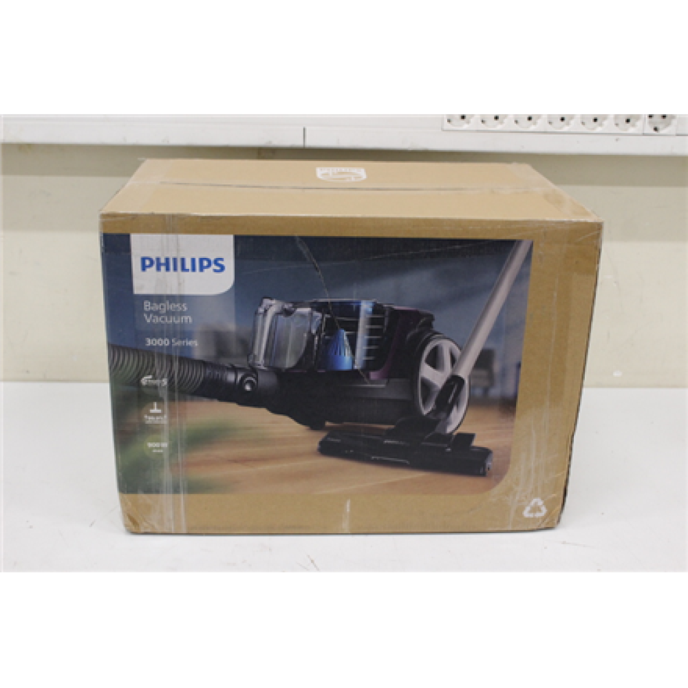 SALE OUT. Philips , Vacuum cleaner , PowerPro Compact FC9333/09 , Bagless , Power 650 W , Dust capacity 1.5 L , Purple , DAMAGED PACKAGING