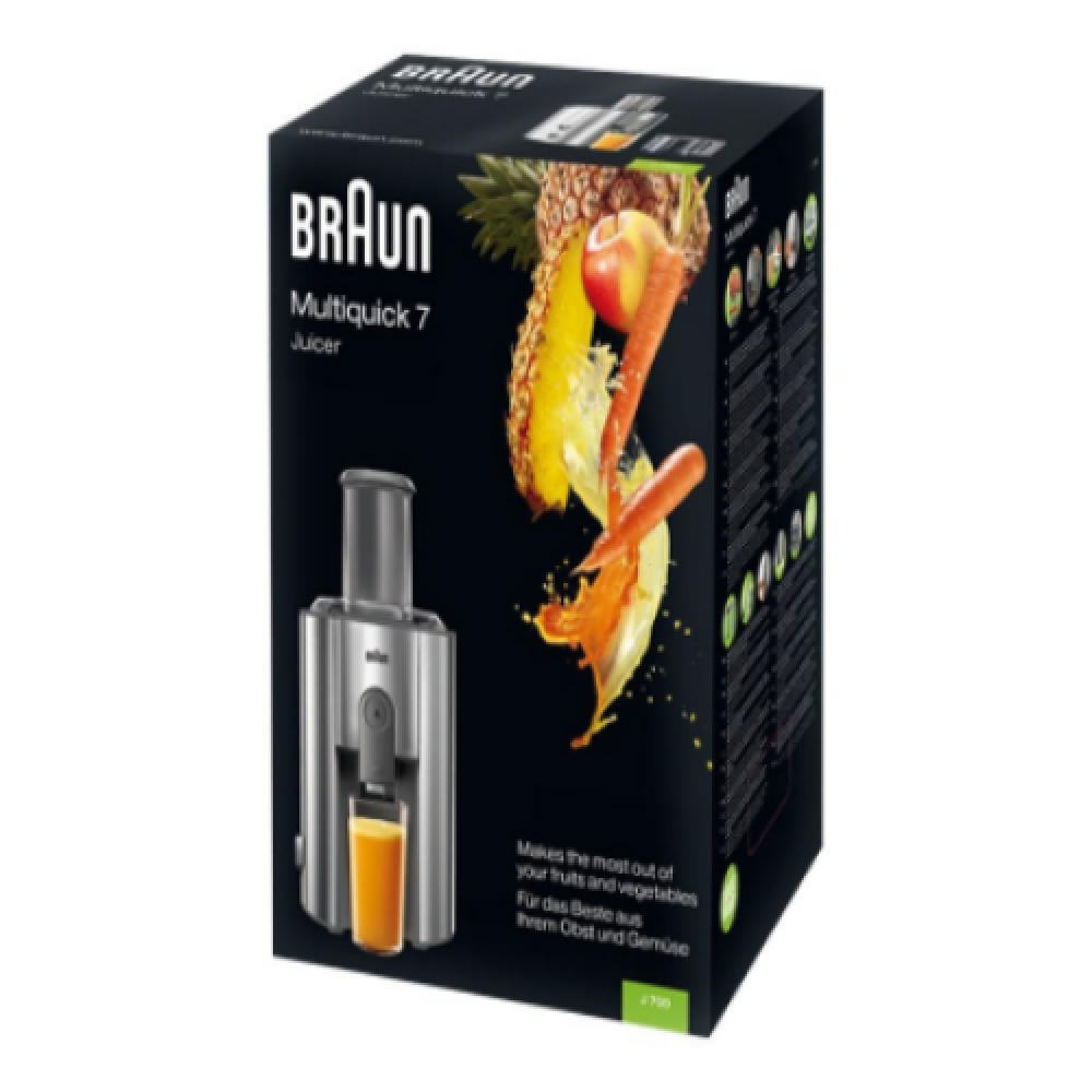 Braun , Juicer , J700 Multiquick 7 , Type Juicer maker , Stainless steel , 1000 W , Number of speeds 2