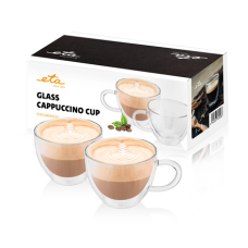 ETA , Cappuccino glasses , ETA518092010 , For coffee , 2 pc(s) , Dishwasher proof