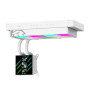 Gamemax CPU Liquid Cooler , GLACIER 240 LCD WH , White