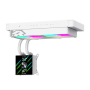 Gamemax CPU Liquid Cooler , GLACIER 240 LCD WH , White