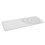 Genesis , Mouse Pad , Carbon 400 XXL Logo , 300 x 800 x 3 mm , Gray/White
