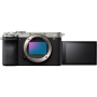 Sony , Full-Frame Camera , Alpha A7CR , Mirrorless Camera body , 61 MP , ISO 102400 , Video recording , Wi-Fi , Fast Hybrid AF , Magnification 0.70 x , Viewfinder , CMOS , Silver