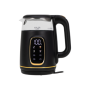 Adler Kettle with LED Display , AD 1305 , Electric , 2200 W , 1.7 L , Plastic , 360° rotational base , Black/Gold
