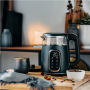 Adler Kettle with LED Display , AD 1305 , Electric , 2200 W , 1.7 L , Plastic , 360° rotational base , Black/Gold