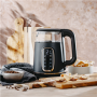 Adler Kettle with LED Display , AD 1305 , Electric , 2200 W , 1.7 L , Plastic , 360° rotational base , Black/Gold