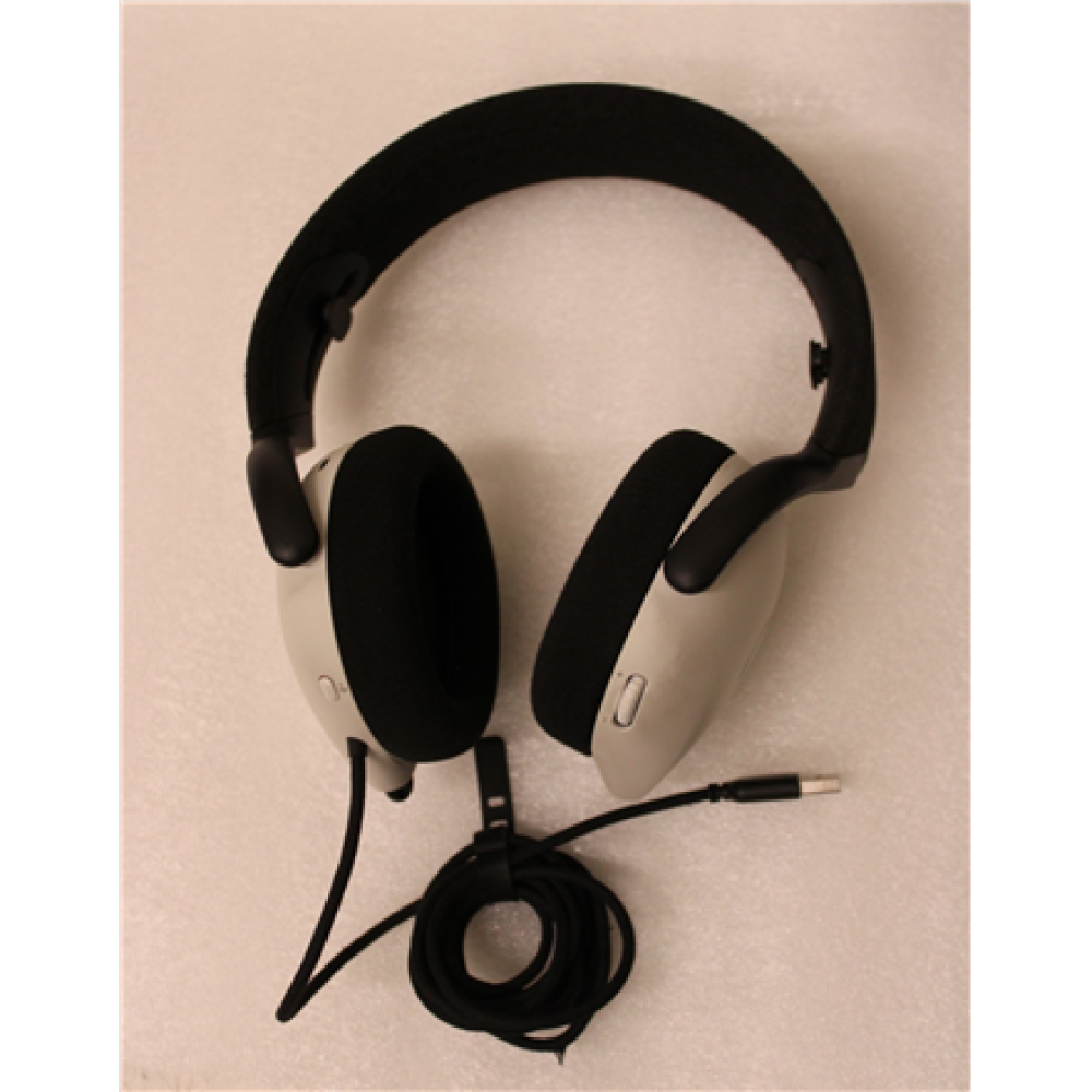 SALE OUT. , Dell , Alienware Wired Gaming Headset , AW520H , Wired , Over-Ear , USED, DIRTY, CORD PROTECTION DAMAGED, STRAP MISSING , Noise canceling