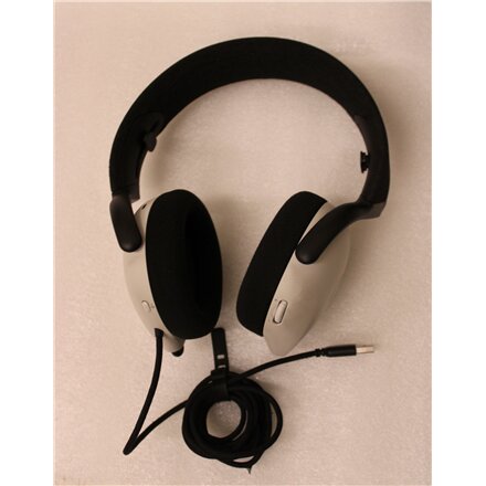 SALE OUT. , Dell , Alienware Wired Gaming Headset , AW520H , Wired , Over-Ear , USED, DIRTY, CORD PROTECTION DAMAGED, STRAP MISSING , Noise canceling