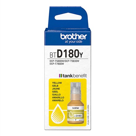 Brother BTD180Y , Ink refill , Yellow