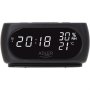 Adler , Clock with Thermometer , AD 1186 , Black