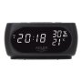 Adler , Clock with Thermometer , AD 1186 , Black