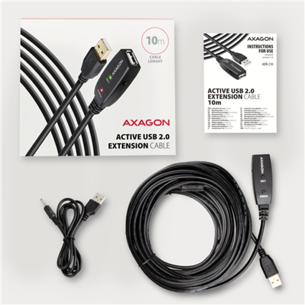 AXAGON USB Repeater Cable , ADR-210 , USB Type-A to USB Type-A