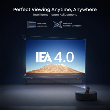 Anker Nebula Nebula P1 Portable Projector with Detachable Speakers , Full HD (1920x1080) , 650 ANSI lumens , Grey